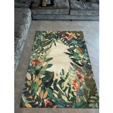 Rugs Modern mira 1114 Botanik Temalı Bej Dokuma Taban Halı