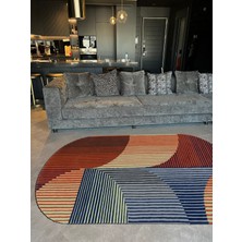 Rugs Modern mira 1106 Minimalist ve Geometrik Avrupa Stili Çok Renkli  Dokuma Taban Halı