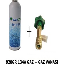 Sarcool R 134A Araç Klima Gazı (920GR) Soğutucu Gaz Vana