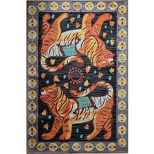 Rugs Modern Mira 925  Figürlü Çok Renkli Modern Dokuma Taban Halı