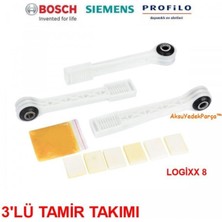 Bosch Çamaşır Makinesi Kare Amortisör Tamir Takımı Logixx 8 3'lü