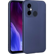 kilifone - Xiaomi Redmi 12C - Kılıf Mat Soft Premier Silikon Kapak - Lacivert - T26612