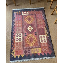 Rugs Modern Cotton 555 Etnik Desenli Dokuma Taban Çok Renkli Kilim