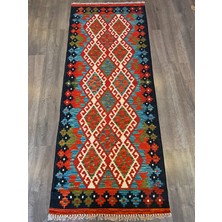 Rugs Modern Cotton 552 Etnik Desenli Otantik Canlı Çok Renkli Kilim
