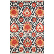 Rugs Modern Cotton 534  Etnik ve Çiçek Desenli Kilim