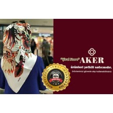 Aker Kadın Polyester Twil Eşarp