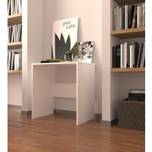 BGR Mobilya Modern Çalışma Masası-Beyaz