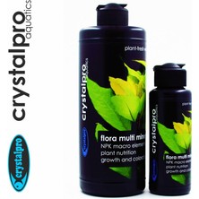 Crystalpro Flora Multi Npk Macro Elements Akvaryum Bitki Gübresi 125ML