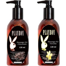 Playboy Massage Oil Chocolate And Vanilla FRAGRANCES120 ml Çikolata ve Vanilya Kokulu Vücut Masaj Yağı