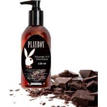 Playboy Massage Oil Chocolate And Vanilla FRAGRANCES120 ml Çikolata ve Vanilya Kokulu Vücut Masaj Yağı