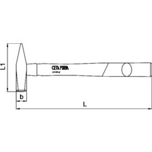 Ceta Form L01-200 Tesviyeci Çekiç 200 gr