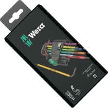 Wera 967/9 Bo Sb Torx Renkli Topbaş Alyan Anahtar Seti