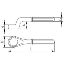 Izeltaş Boru Uzatmalı Yıldız Anahtar 27 mm