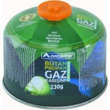 Orcamp Gaz Kartuşu Tüp 230 gr