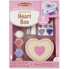 Melissa&Doug Melissa & Doug Ahşap Kalp Kutu - Sen Yap Sen Oyna