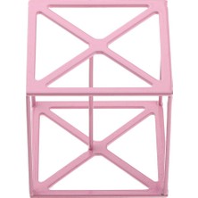 Mirror Taşınabilir Toz Puf Tutucu Makyaj Yumurta Sünger Depolama Ekran Kurutma Rafı Pembe (Yurt Dışından)