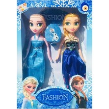 Frozen Bedav  Oyuncakcı Anna ve Elsa Bebek 2'li 23 cm #cry# #lol#