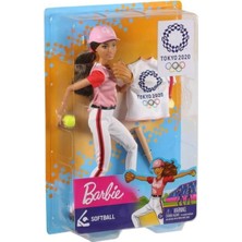 Barbie Mattel GJL73/ GJL77 Barbıe Olimpiyat Bebekleri Softbol