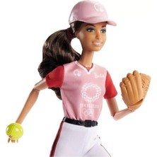 Barbie Mattel GJL73/ GJL77 Barbıe Olimpiyat Bebekleri Softbol