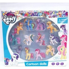 Can-Em Oyuncak My Little Pony Oyuncak 12 Li Set Figür Oyuncak Pony Ler My Little Pony Oyuncakları 12LI