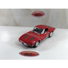 Welly 1963 Chevrolet Corvette Kırmızı*1:24 Ölçek**modelgaraj