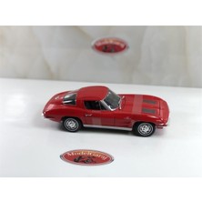 Welly 1963 Chevrolet Corvette Kırmızı*1:24 Ölçek**modelgaraj