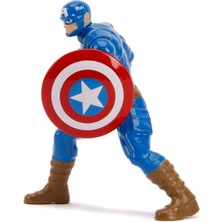 Jada Toys Kaptan Amerika Figür ve Ar , Captain America, 1:24 Ölçek, Die-Cast Metal