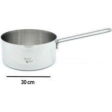 Polo Chef Royal Çelik Sos Tavası - 30x6,3x14 Cm