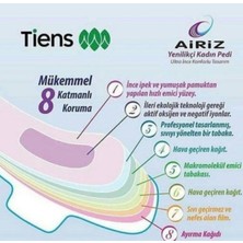 Tiens Airiz Airiz Hijyenik Kadın Pedi Gündüz Seti 10'lu 4 Paket