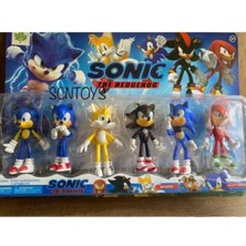 Ym Toys Sonic Oyuncak 6 Lı Figür Seti Ails Knuckles Kirpi Sonic