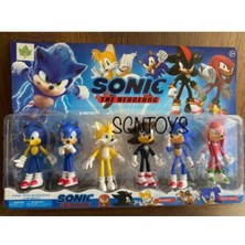 Ym Toys Sonic Oyuncak 6 Lı Figür Seti Ails Knuckles Kirpi Sonic