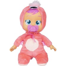 Cry Babies CYB32100 Göz Yaşı Akıtan Yumuşak Bebek Flamingo Tulumlu Bebek Fancy