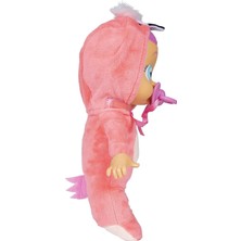 Cry Babies CYB32100 Göz Yaşı Akıtan Yumuşak Bebek Flamingo Tulumlu Bebek Fancy