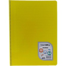 Çınar A4 Colormaxi Spiralli Defter Plastik Kapak Çizgili 60 Yaprak 4 Adet