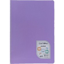 Çınar A4 Colormaxi Spiralli Defter Plastik Kapak Çizgili 60 Yaprak 12 Adet