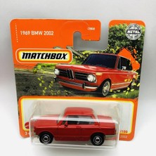 Matchbox Yeni - New 1969 Bmw 2002 Red Mini Araba 1:64 Ölçek Marka 87/100