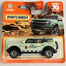 Matchbox 70 Years Lıfe  Serisi 2021 Ford Bronco Mini Araba 1:64 Ölçek Marka 25/100