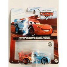 Mattel 2022 Yeni - New Disney Pixar Cars Transforming Lightning Mcqueen Flash Araba 1:64 Ölçek