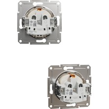 Schneider Electric Schneider Asfora Plus Antrasit Topraklı Priz Çocuk Korumalı Çerçeveli - EPH2900271