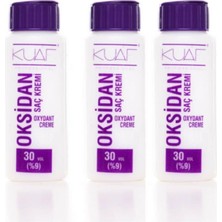 Kuaf Peroksit 60 ml Oksidan 30 Volüm %9 3 Adet