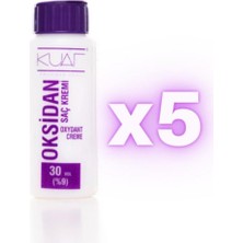 Kuaf Peroksit 60 ml Oksidan 30 Volüm %9 - 5 Adet