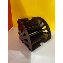 Arel Dekor Ahşap Evrak Rafı 5'li
