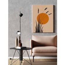 Rugs Modern Kanvas Tablo Güneş ve Buğday Temalı 76