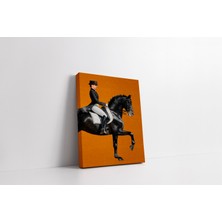 Rugs Modern Kanvas Tablo 1045 At ve Binicilik Temalı 169