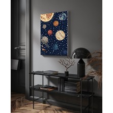 Rugs Modern Kanvas Tablo Uzay Temalı 902