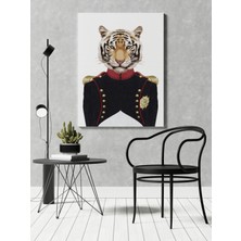 Rugs Modern Kanvas Tablo General Kıyafetli Panter Hayvan Temalı 165