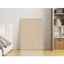 Rugs Modern Kanvas Tablo Soft Yüz Silüetleri Temalı 97