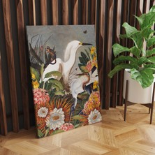 Rugs Modern Kanvas Tablo Botanik Doğa ve Hayvanlar Temalı Çok Renkli 27