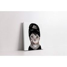 Rugs Modern Kanvas Tablo 858 Kedi Figürlü 207