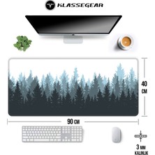 KlasseGear Pro Misty Forest 90X40 cm Speed Gamer Oyuncu Mousepad Mouse Pad